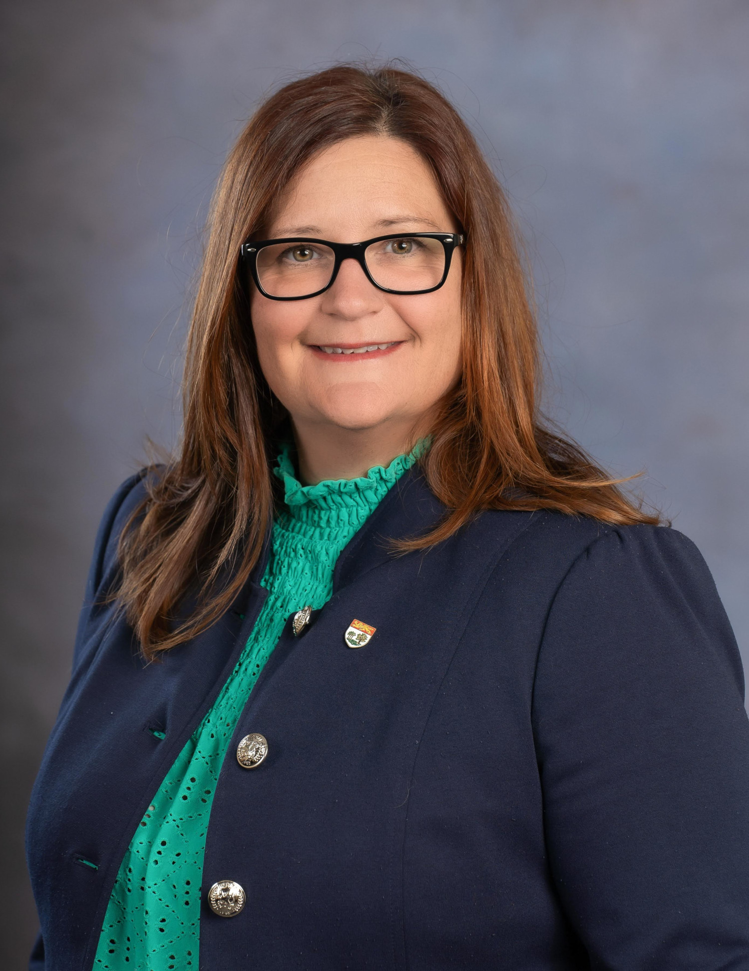 A formal photo of Karla Bernard, Member for Charlottetown-Victoria Park