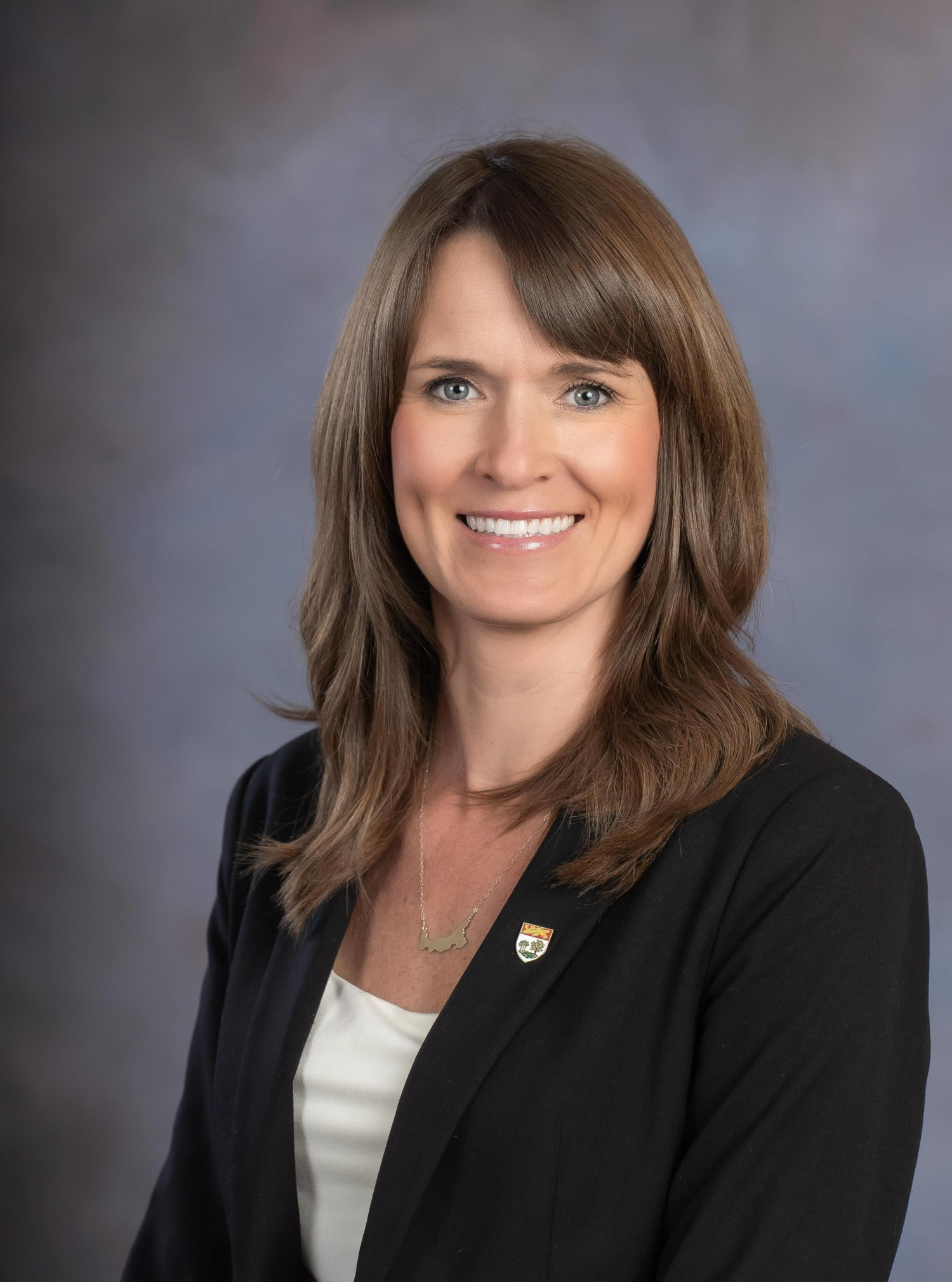 A formal photo of Natalie Jameson, Member for Charlottetown-Hillsborough Park